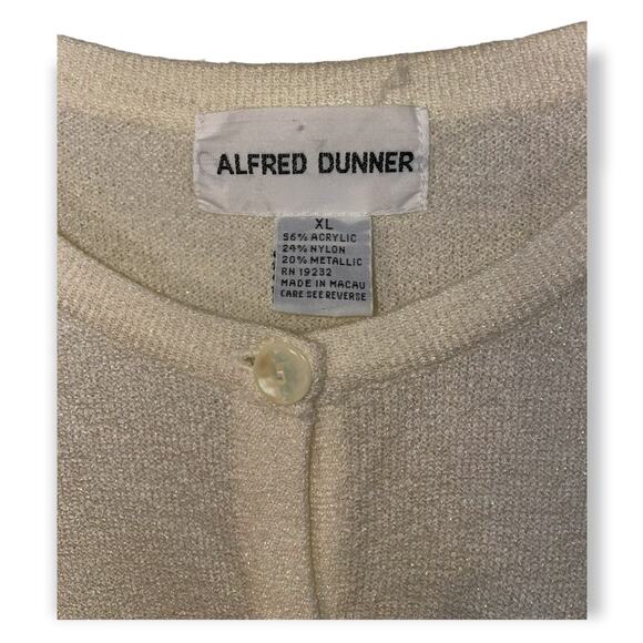 Alfred Dunner glitter sparkle sweater Sz XL - Picture 3 of 3